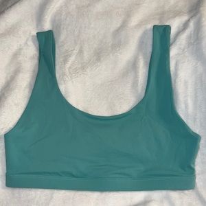Fabletics teal Sports Bra